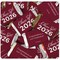 136 Pcs Red Graduation Candy Party Favors Class of 2025 Hershey's Miniatures Chocolate (Approx. 136 Pcs)